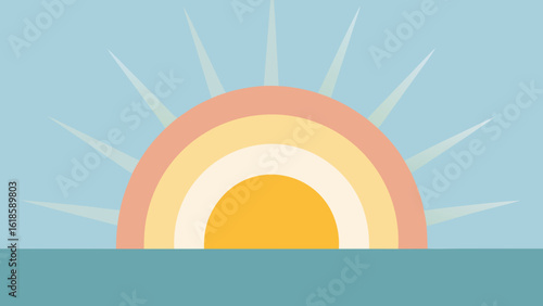 Observe the soft ethereal light of a parhelion or sundog creating a beautiful atmospheric optical effect