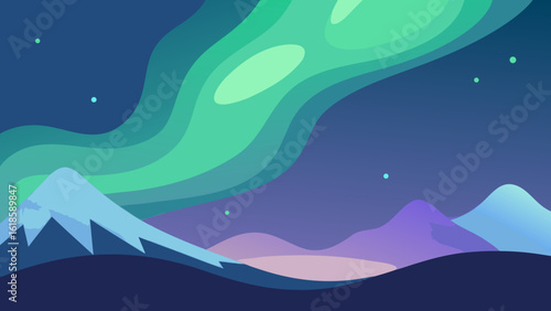 Admire the soft ethereal light of the aurora borealis creating a breathtaking celestial display