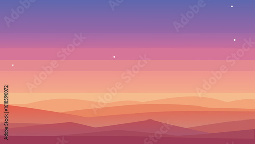 Admire the soft warm colors of the sky just before sunrise painting a serene morning canvas