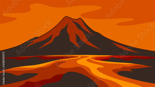 Experience the raw and solitary beauty of a stark volcanic landscape featuring unique rock formations