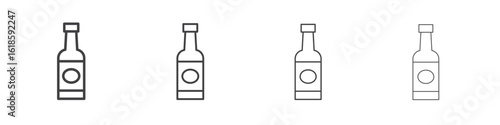 Sauce bottles icon