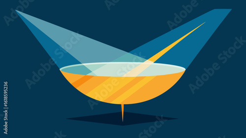 Dazzling Abstract Light Patterns Through Cut Glass Crystal Effect Art