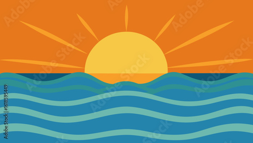 Dynamic Abstract Sunlight Patterns on Disturbed Water Surface Visual Art