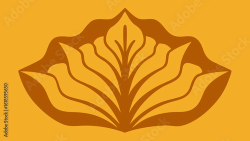 Explore the abstract texture of a large fossilized plant ancient relic