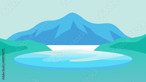 Experience the crystal clear water of a mountain spring pure nature