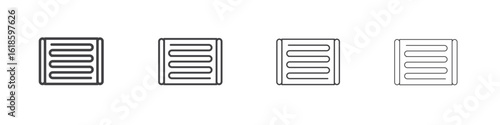Condenser coil icon