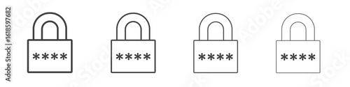 Code lock icon
