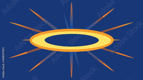 Experience the dramatic light of a sun halo an atmospheric wonder