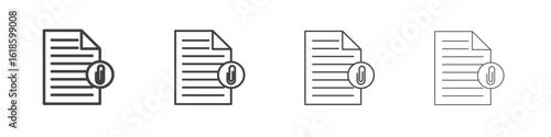 Attach document icon