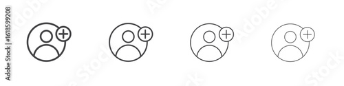 Add a new user icon