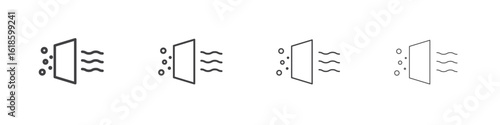 Air purification icon