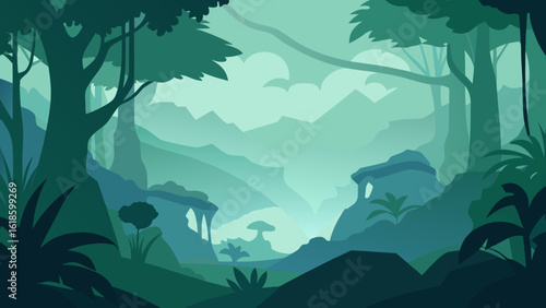Discover the Misty Ethereal Quality of a Lush Rainforest