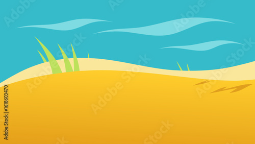 Windswept Tundra with Low Lying Hardy Vegetation Landscape
