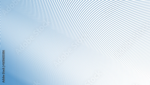 Blue Sky Stripes Wavy Line Abstract Background for Modern Web Design, Digital Art, and UI Presentation
