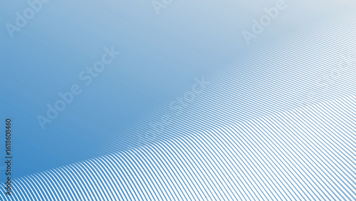 Blue Sky Stripes Wavy Line Abstract Background for Modern Web Design, Digital Art, and UI Presentation