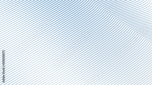 Blue Sky Stripes Wavy Line Abstract Background for Modern Web Design, Digital Art, and UI Presentation