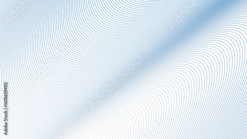 Blue Sky Stripes Wavy Line Abstract Background for Modern Web Design, Digital Art, and UI Presentation