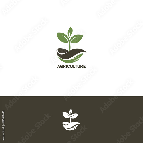 Agriculture vectors logo design template