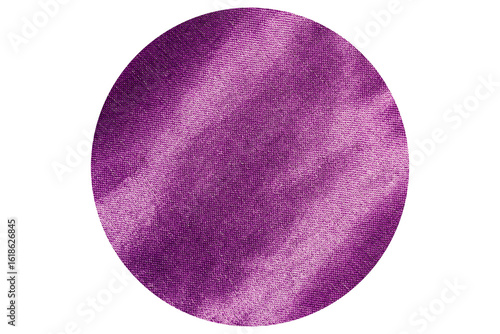High-Sheen Rounded Purple Curtain with Luxurious Reflective Surface. Ideal for Element Backgrounds, or Creative Projects.