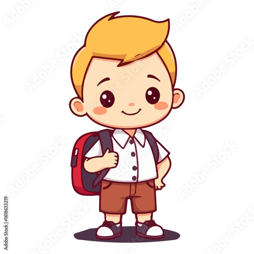 Cute Kids Ready for School