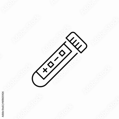 blood sample icon sign vector