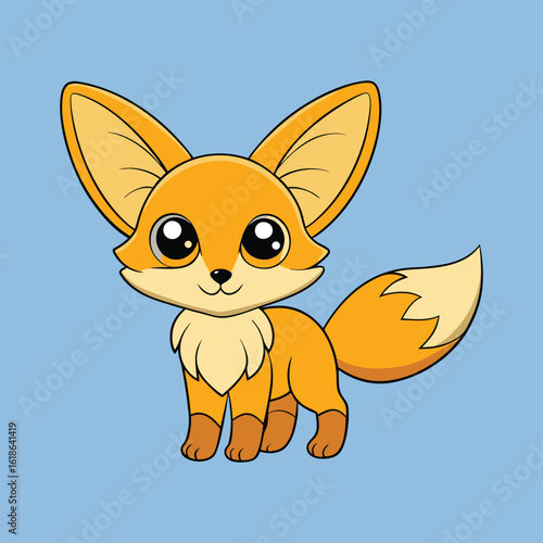   a cute fox