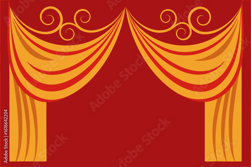  baroque inspired curtain wall background   dig