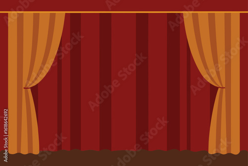      muted velvet curtain wall backdrop   fine a