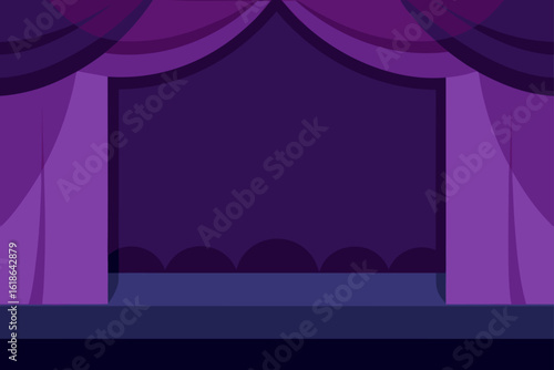 velvet twilight curtain wall background   moo