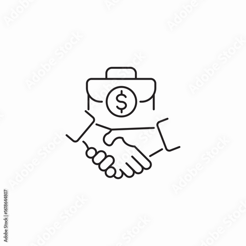 company agreements icon sign vector