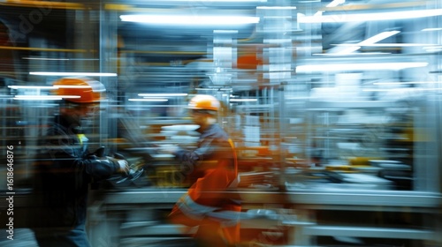 Industrial workers production