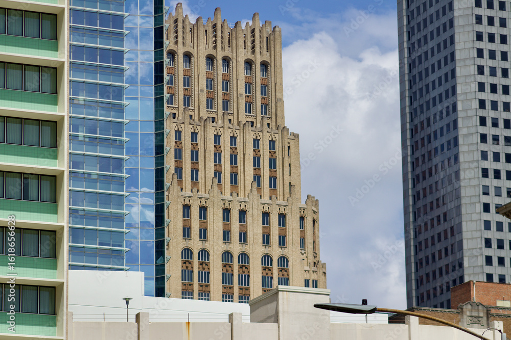 Obraz premium Houston Downtown PREDIOS
