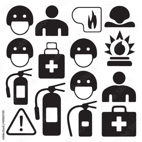 Emergency and protection symbols