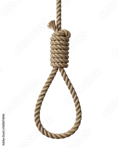 noose isolated on white background