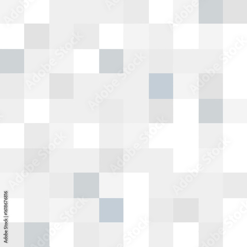 Wallpaper Mural 正方形背景　手描き素材　グレーの清潔感あるシンプルなモザイクブロック　抽象背景イラスト Torontodigital.ca