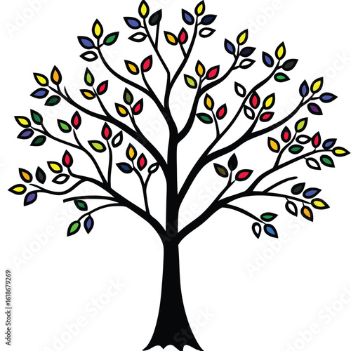 colorful tree