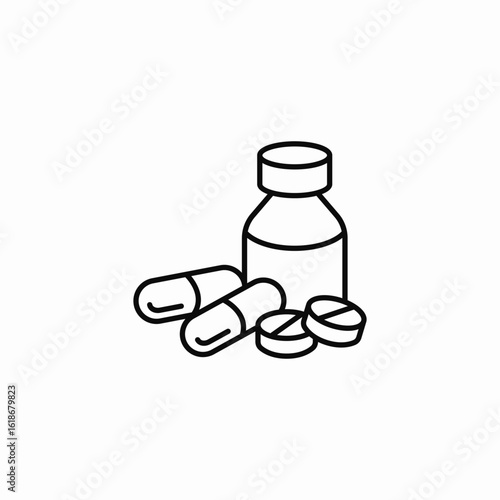 various medicine icon sign vector