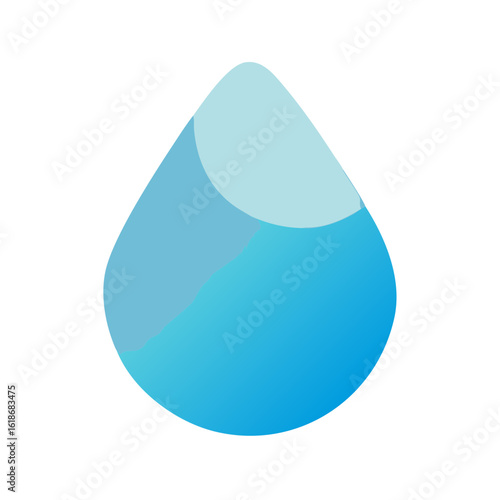 A close-up shot of a large, glistening water droplet resting on the soft fabric of a baby diaper. The droplet is perfectly round, catching the light and emphasizing the absorbency and freshness of the