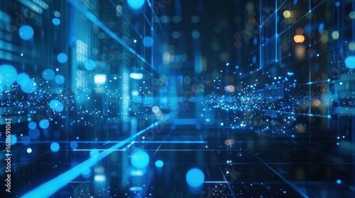 Digital network background