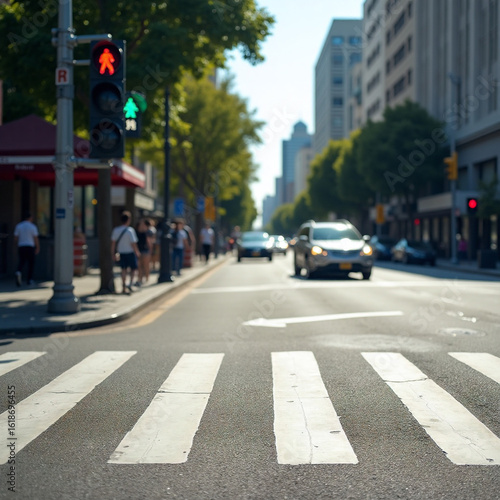 Wallpaper Mural traffic light in the city Torontodigital.ca