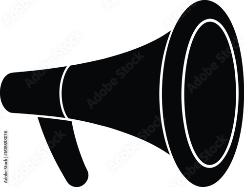 Megaphone Silhouette Icon