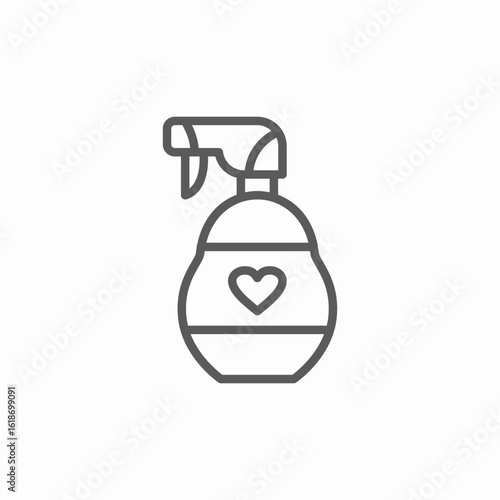 spray bottle icon sign vector