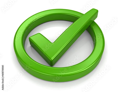 Free Download Green checkmark in circle on white background - GFXLoad