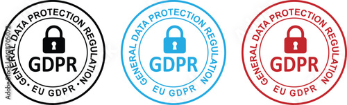GDPR Approval Stamps for Data Privacy and Information Protection
