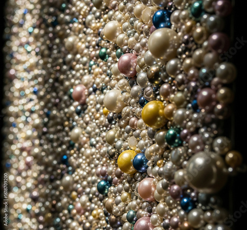 abstract background of beads
