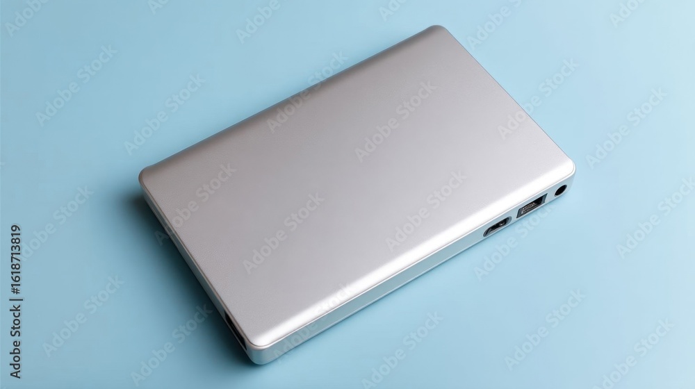 Top view of a laptop battery. Top view of a laptop battery.