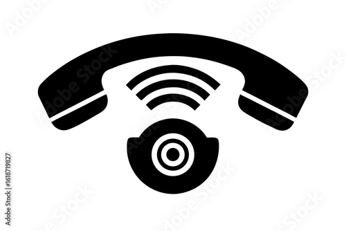 Video Call & VoIP: Telecommunication & Surveillance Icon