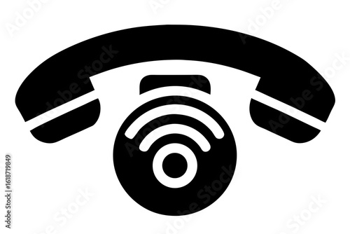 VoIP & Wi-Fi Calling: Modern Telephony & Communication Icon