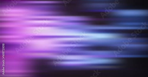 Gradient blur streaks transition from vibrant magenta to soft blue, creating a dynamic abstract background with subtle horizontal lines against a dark canvas.