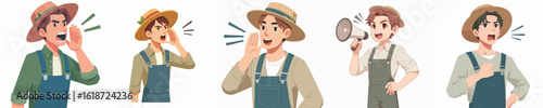 farmer character vector is shouting